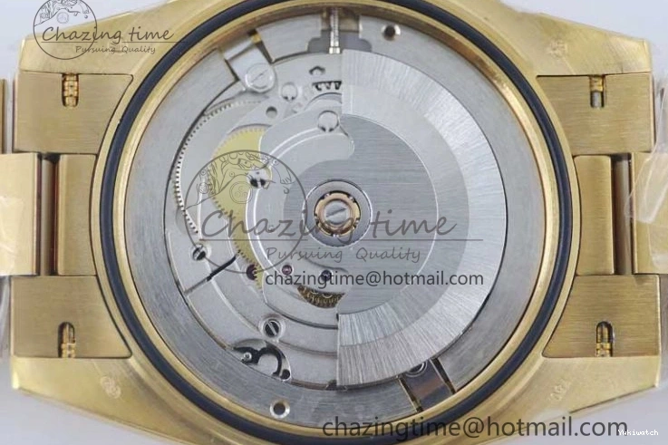 Bracelet YG 40mm Steel 904L 1:1 on YG TWF Dial Edition A2836 Best Crystal Date YG Day 0311